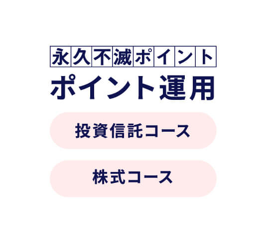 永久不滅ポイント　ポイント運用　投資信託コース　株式コース