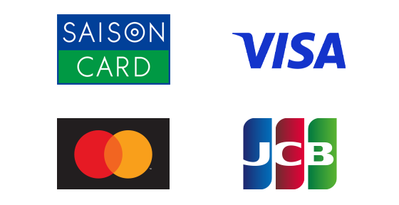 Visa｜Mastercard｜JCB