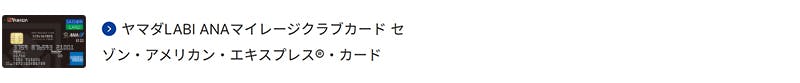 ヤマダLABI ANAマイレージクラブカード セゾン・アメリカン・エキスプレス®・カード